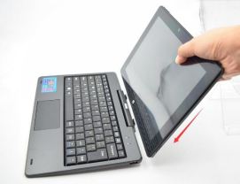Connected Futures Keyboard Being Connected to Device